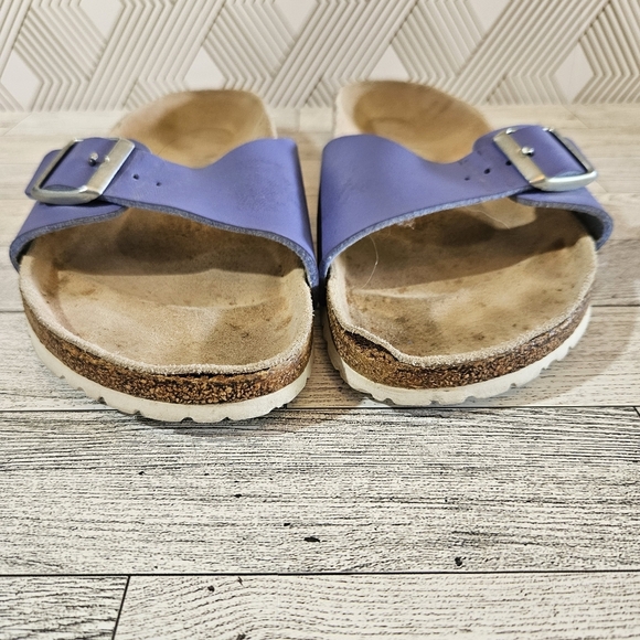 Birkenstock Lavender Slide Sandals - Picture 2 of 11